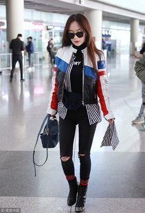 女明星机场,女明星机场秀，穿搭风格大揭秘